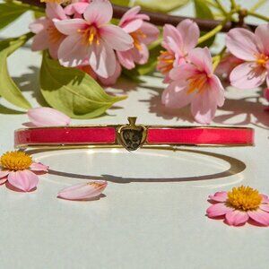 Kate Spade New York 'Live Colorfully' Enamel Hinged Bangle